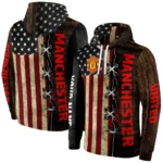 Custom Manchester United American Pride Hoodie Best Selling