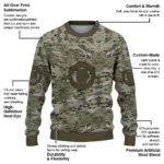 Custom Manchester United Camouflage Blend Sweater Best Selling