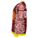 Custom Manchester United Camouflage Stripe Red White Sweater Best Selling