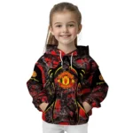 Custom Manchester United Hunting Theme Red Black Hoodie Best Selling