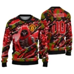 Custom Manchester United Skull Horde Red Sweater Best Selling