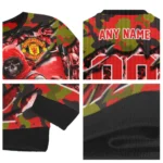 Custom Manchester United Skull Horde Red Sweater Best Selling