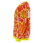 Custom Manchester United Streak Overlay Red Sweater Best Selling