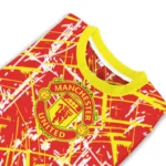 Custom Manchester United Streak Overlay Red Sweater Best Selling