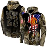 Custom Manchester United Tree Camo Hoodie Best Selling