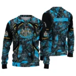 Custom Newcastle United Antlers Pattern Blue Black Sweater Best Selling
