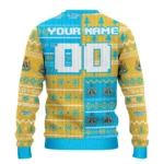 Custom Newcastle United Christmastree Bands White Sweater Best Selling