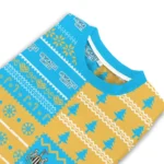 Custom Newcastle United Christmastree Bands White Sweater Best Selling