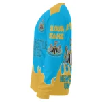 Custom Newcastle United Flame Border Blue Sweater Best Selling