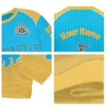 Custom Newcastle United Flame Border Blue Sweater Best Selling