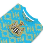 Custom Newcastle United Lattice Gridwork Blue Sweater Best Selling