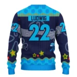 Custom Newcastle United Spongebob Designs Blue Sweater Best Selling