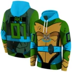Custom Newcastle United Superhero Armor Blue Green Hoodie Best Selling