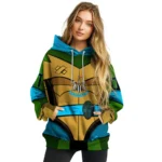 Custom Newcastle United Superhero Armor Blue Green Hoodie Best Selling