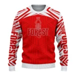 Custom Nottingham Forest Chevron Pattern Red Sweater Best Selling