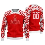 Custom Nottingham Forest Chevron Pattern Red Sweater Best Selling
