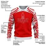 Custom Nottingham Forest Chevron Pattern Red Sweater Best Selling
