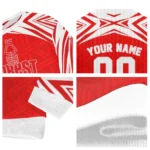 Custom Nottingham Forest Chevron Pattern Red Sweater Best Selling