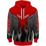 Custom Nottingham Forest Flame Design Red Hoodie Best Selling