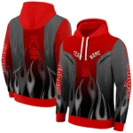 Custom Nottingham Forest Flame Design Red Hoodie Best Selling