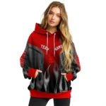 Custom Nottingham Forest Flame Design Red Hoodie Best Selling