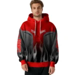 Custom Nottingham Forest Flame Design Red Hoodie Best Selling