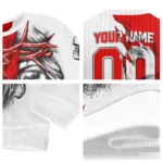 Custom Nottingham Forest Jesus Tears Red White Sweater Best Selling