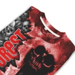 Custom Nottingham Forest Skull Collage Red Sweater Best Selling