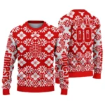 Custom Nottingham Forest Snowflake Matrix Red Sweater Best Selling