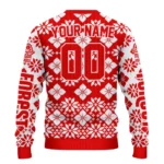 Custom Nottingham Forest Snowflake Matrix Red Sweater Best Selling