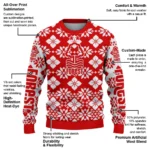 Custom Nottingham Forest Snowflake Matrix Red Sweater Best Selling