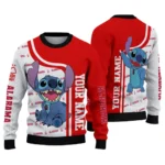 Custom Nottingham Forest Stitch Art Prints Red Sweater Best Selling