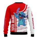 Custom Nottingham Forest Stitch Art Prints Red Sweater Best Selling