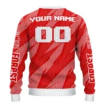 Custom Nottingham Forest Stripe Motion Red Sweater Best Selling