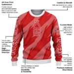 Custom Nottingham Forest Stripe Motion Red Sweater Best Selling