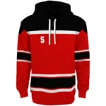 Custom Nottingham Forest Striped Pattern Red Hoodie Best Selling
