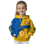 Custom Real Madrid Abstract Shape Yellow Hoodie Best Selling