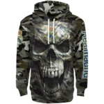 Custom Real Madrid Camo Skull Hoodie Best Selling