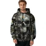 Custom Real Madrid Camo Skull Hoodie Best Selling