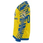 Custom Real Madrid Chevron Pattern Yellow Sweater Best Selling