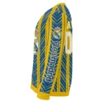 Custom Real Madrid Chevron Rows Yellow Sweater Best Selling
