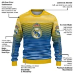 Custom Real Madrid Diamond Mesh Sweater Best Selling