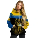 Custom Real Madrid Grim Reaper Yellow Black Hoodie Best Selling