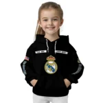Custom Real Madrid Punisher Skull Black Hoodie Best Selling