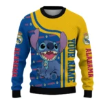 Custom Real Madrid Stitch Art Prints Yellow Sweater Best Selling