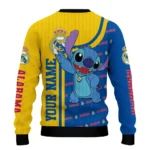 Custom Real Madrid Stitch Art Prints Yellow Sweater Best Selling