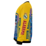 Custom Real Madrid Stitch Art Prints Yellow Sweater Best Selling