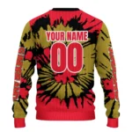 Custom Sunderland Burst Swirl Red Sweater Best Selling