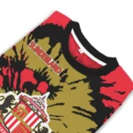 Custom Sunderland Burst Swirl Red Sweater Best Selling