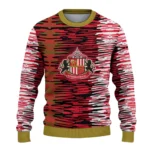 Custom Sunderland Camouflage Stripe Red White Sweater Best Selling